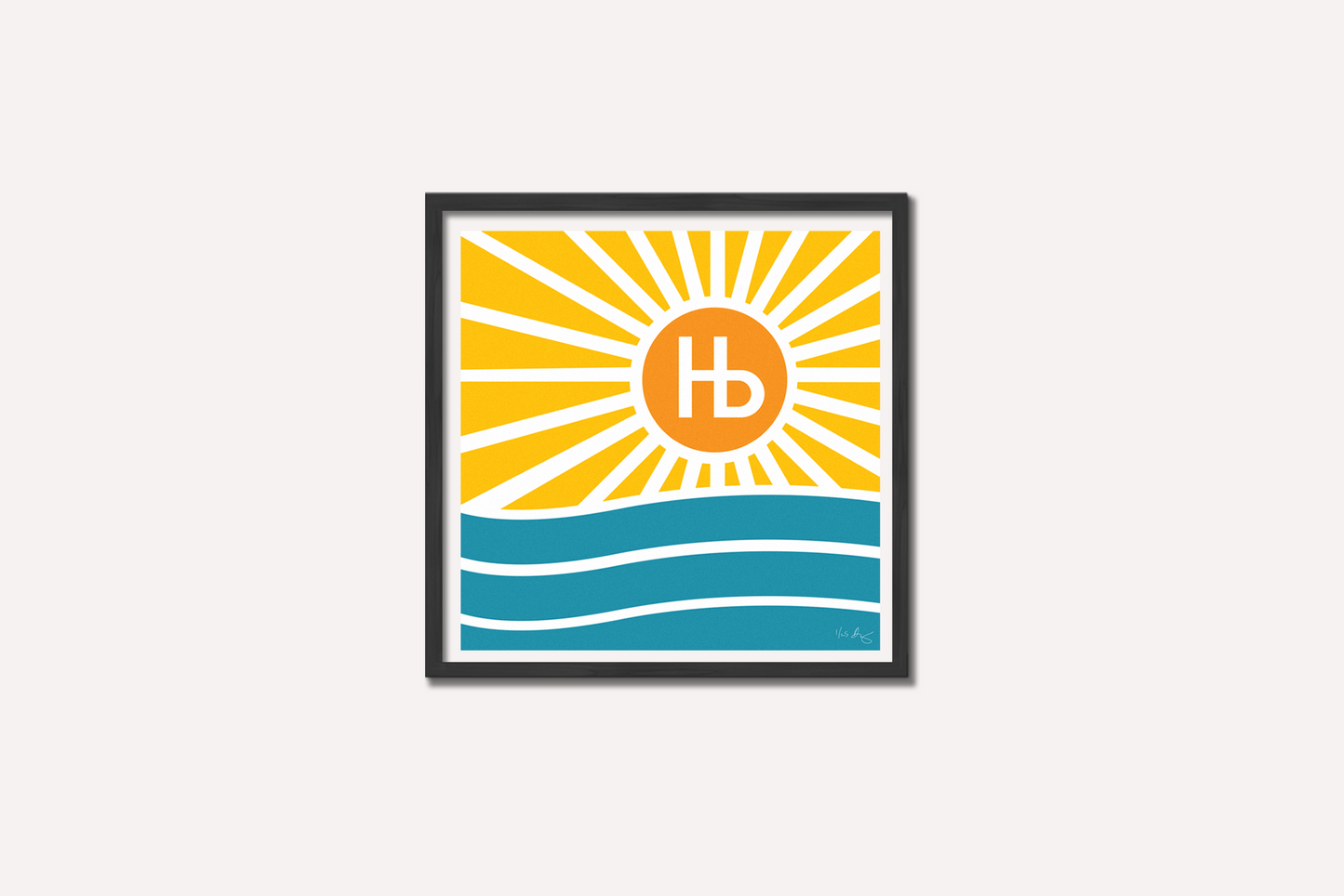 Hb Sun Splash Print - 24" - LTD Edition of 24