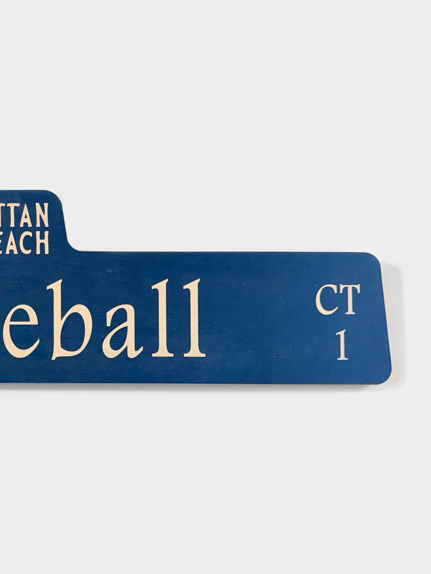 Manhattan Beach Pickleball Street Sign