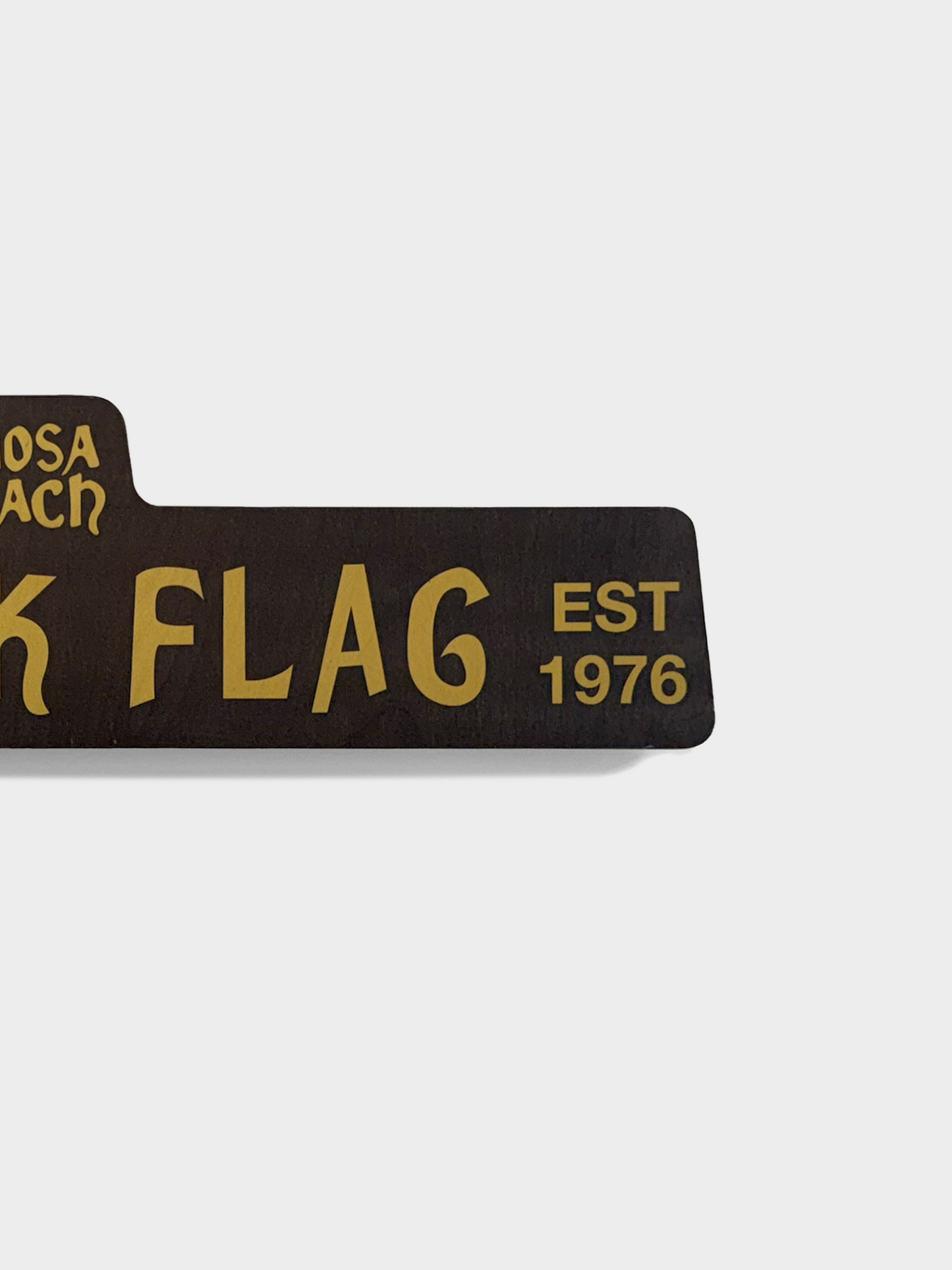 Hb Black Flag Mini Sign