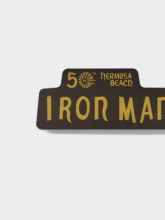 Hb 50th Iron Man Mini Sign /  Classic /  Limited Ed 50