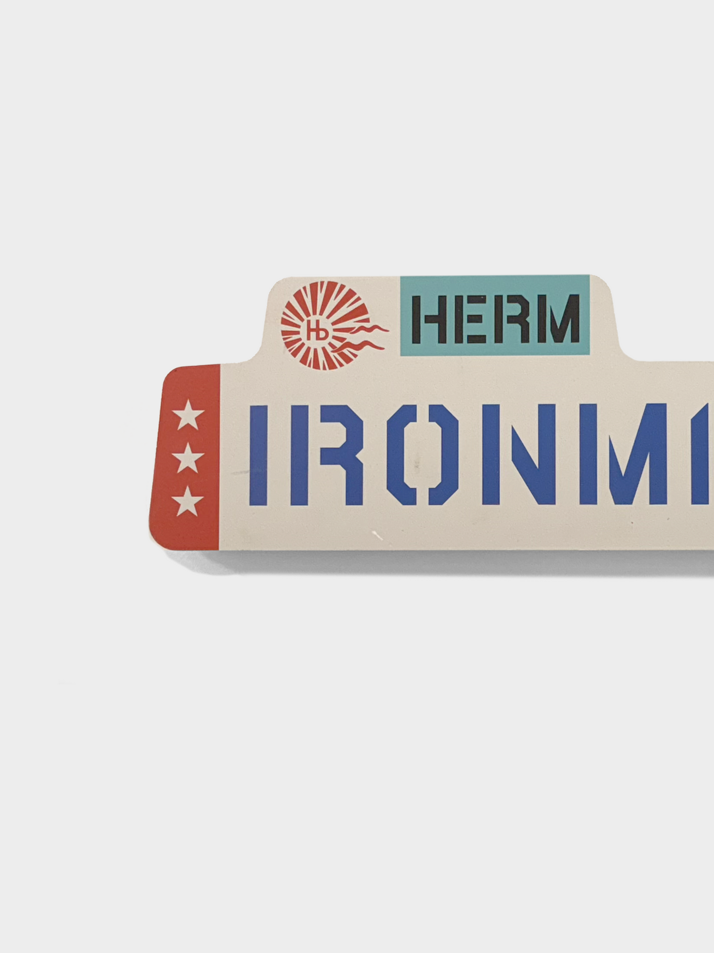 Hb 50th Iron Man Mini Sign /  WHITE /  Limited Ed 50