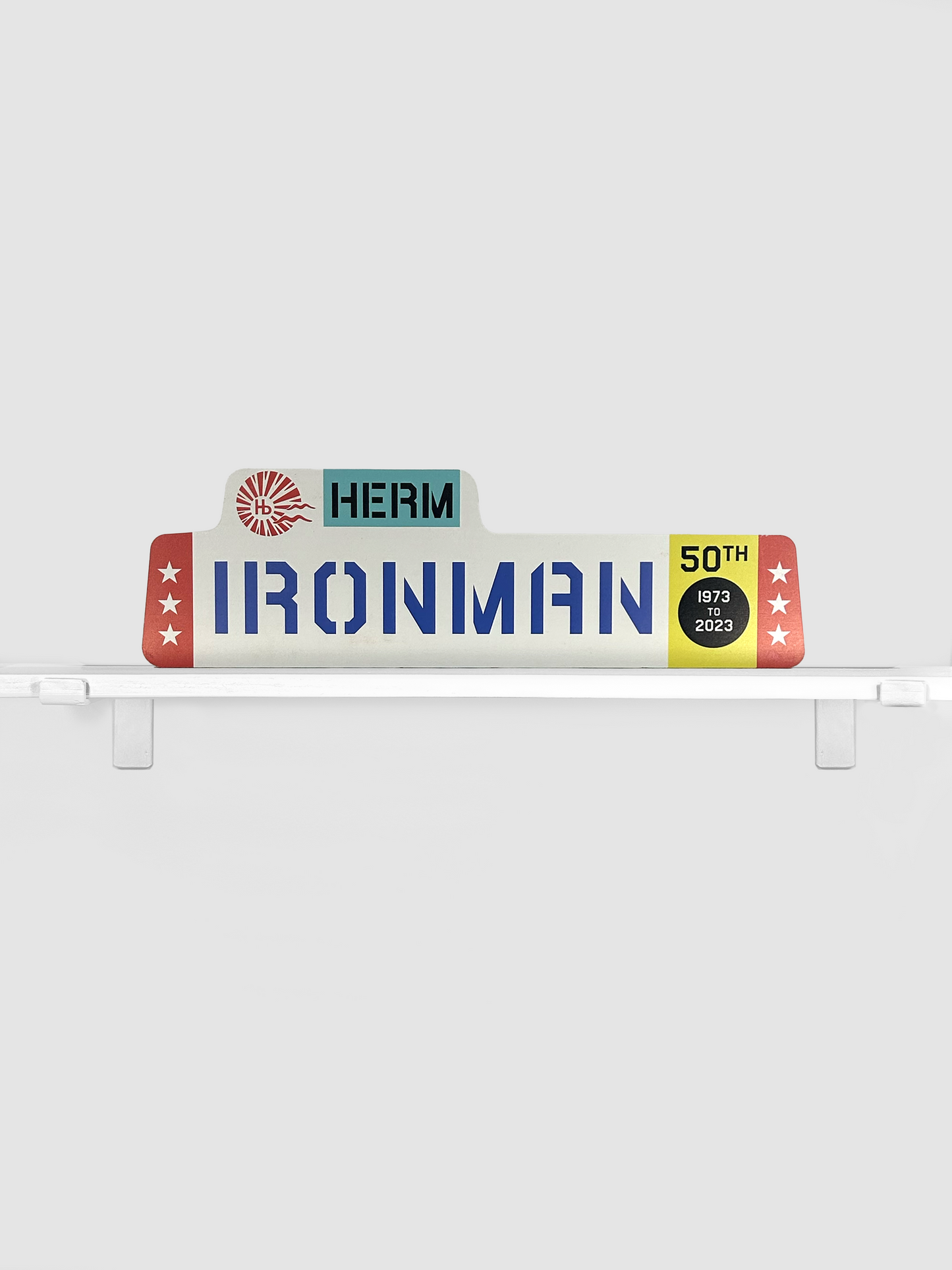 HERMOSA IRON MAN 5OTH MINI STREET SIGN