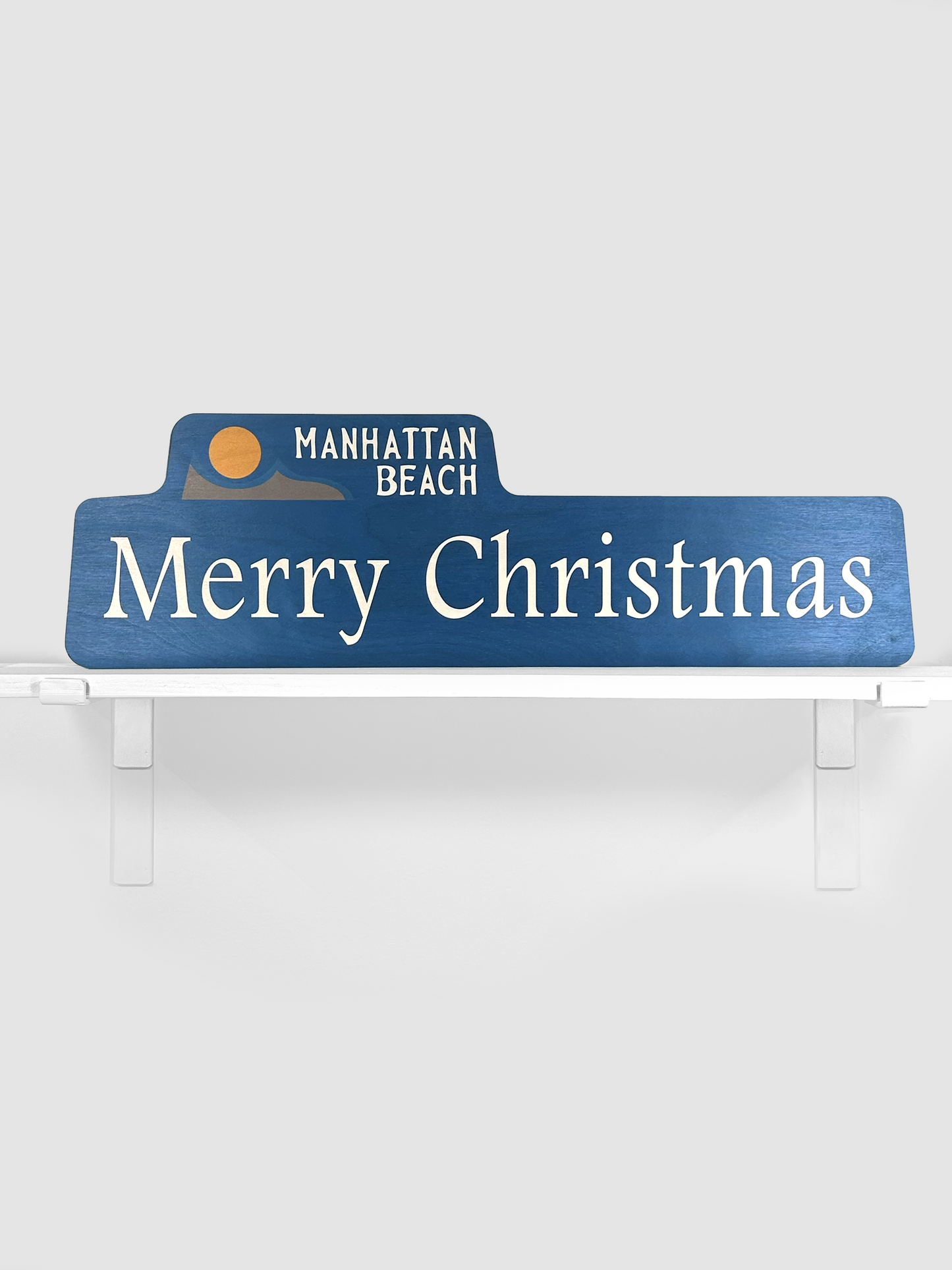 MANHATTAN CHRISTMAS STREET SIGN