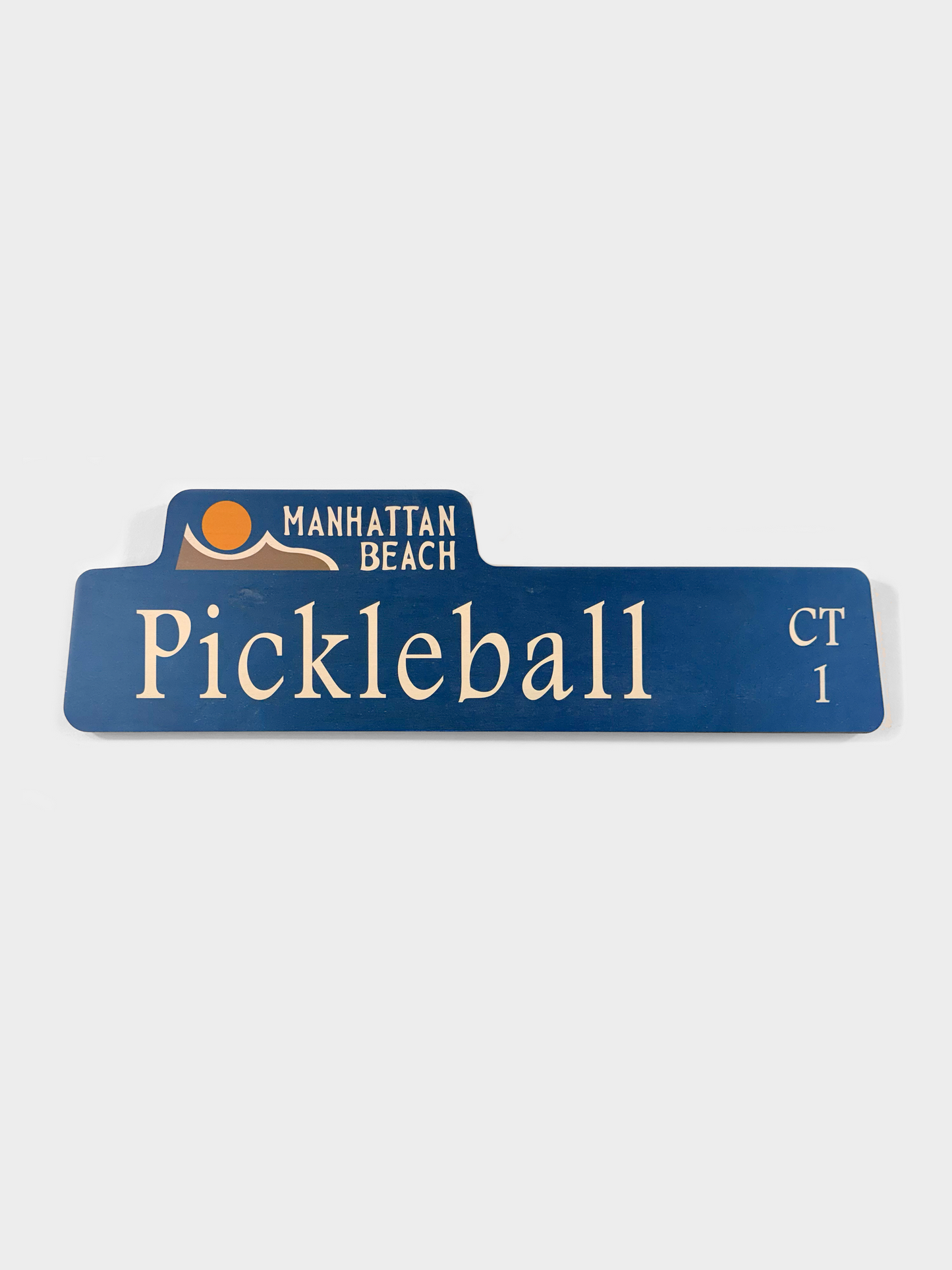 Manhattan Beach Pickleball Street Sign