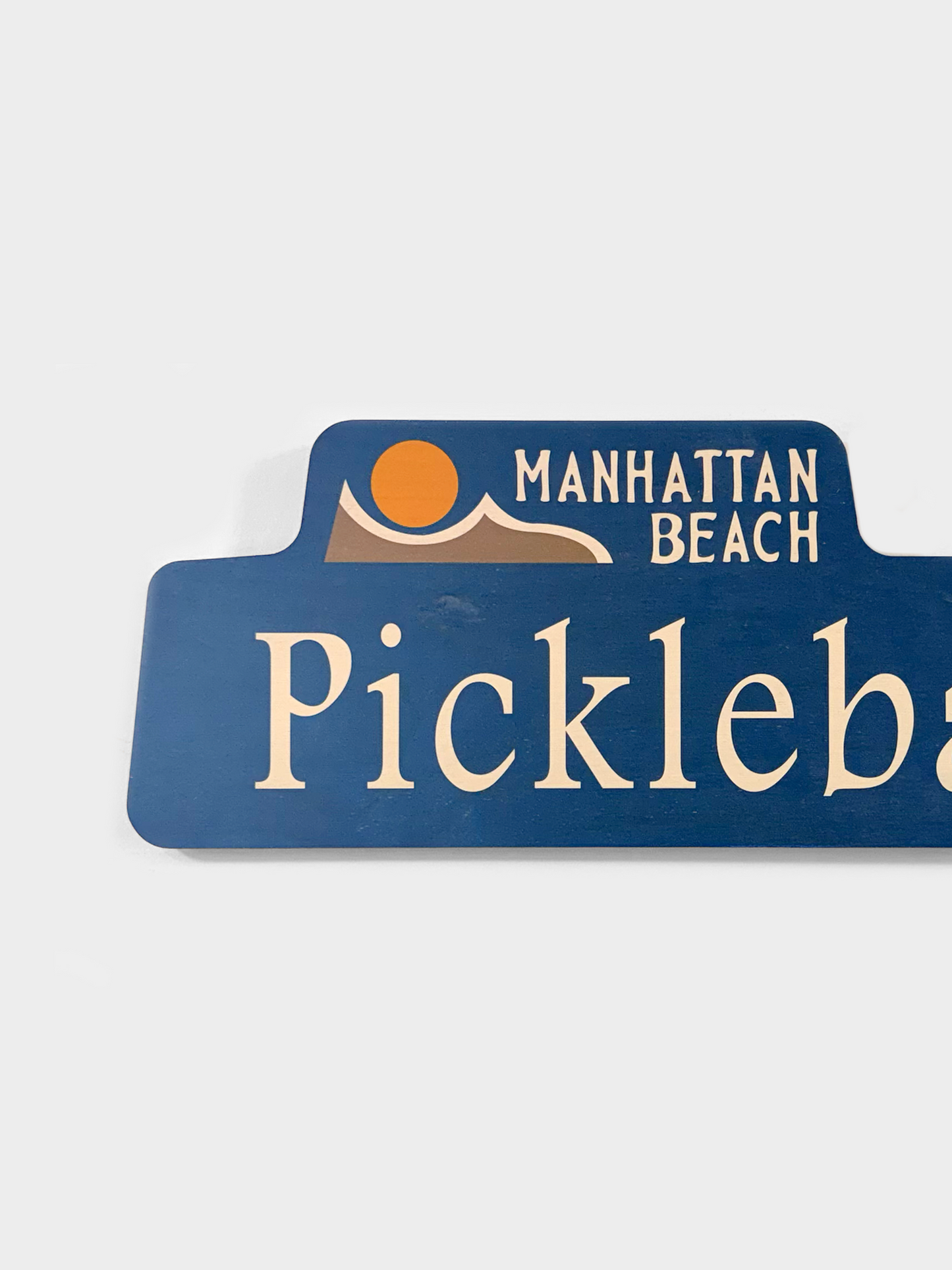 Manhattan Beach Pickleball Street Sign