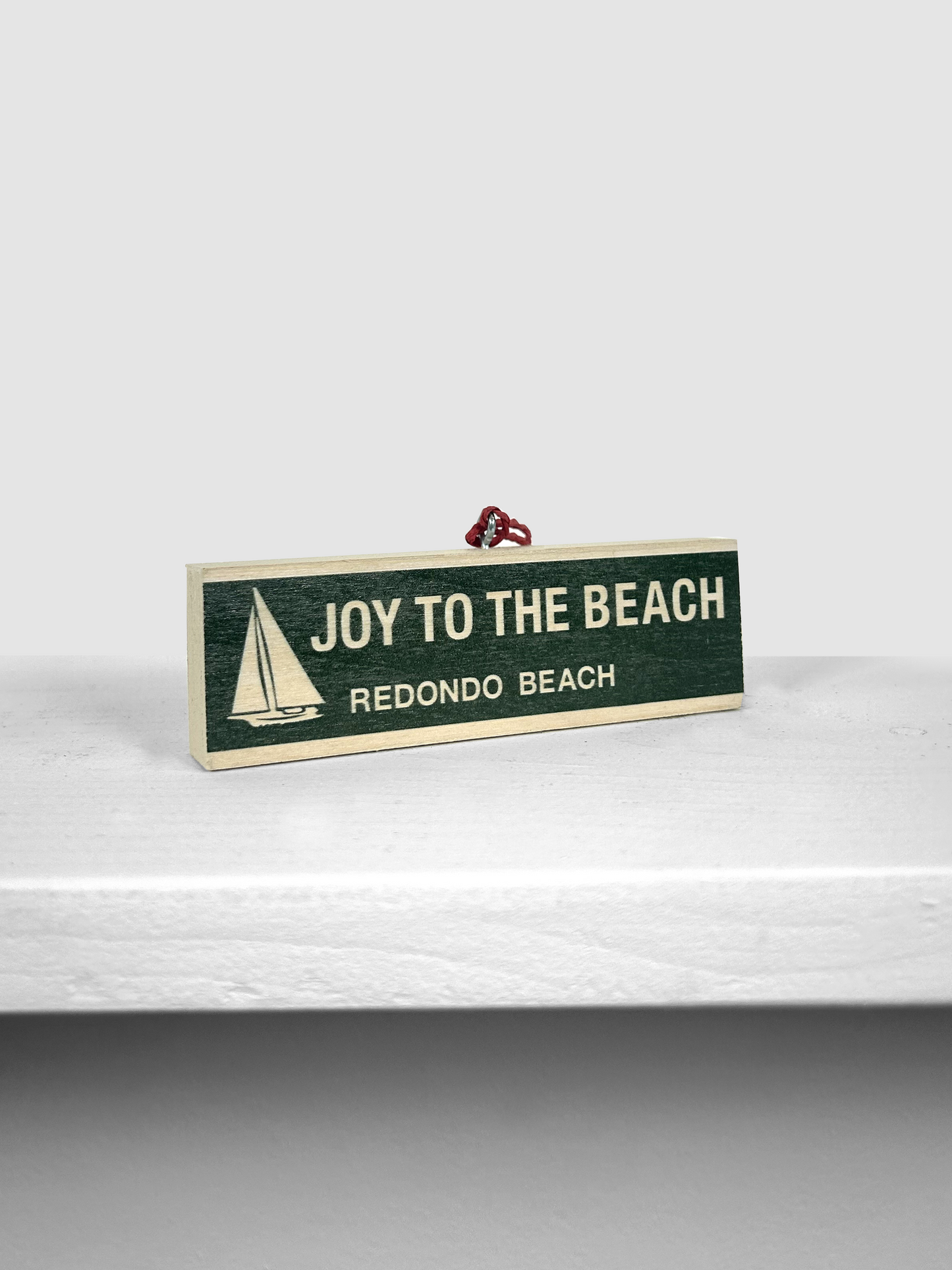 REDONDO BEACH CRAFT WOOD ORNAMENTS - SET OF 4