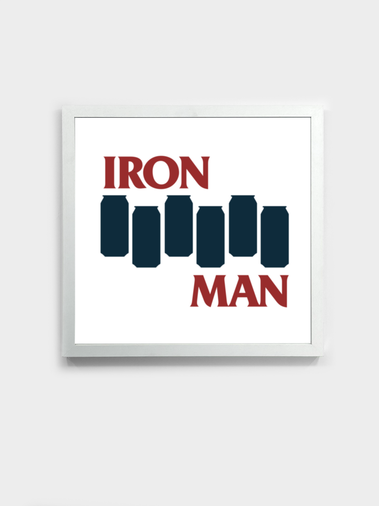 IRON MAN 6-Pack Framed