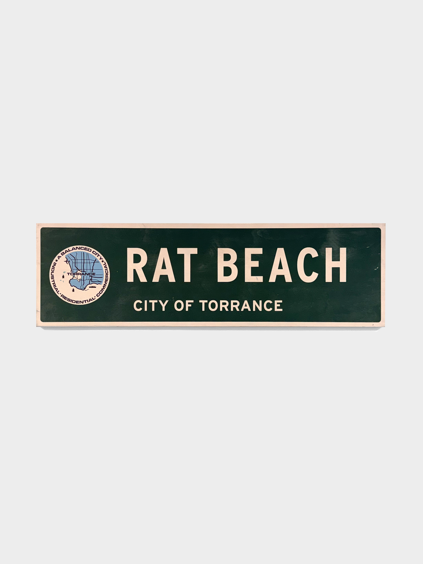 Torrance Rat Beach Street SIgn