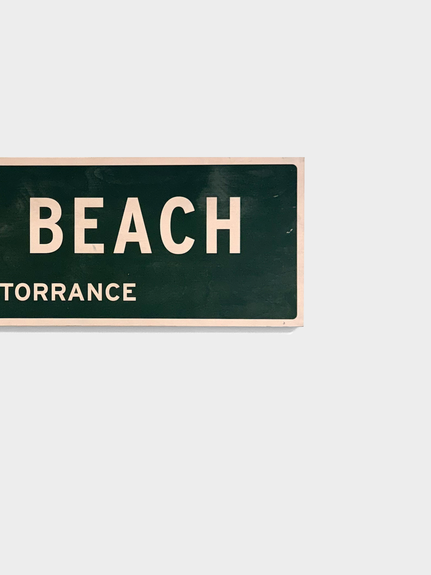 Torrance Rat Beach Street SIgn
